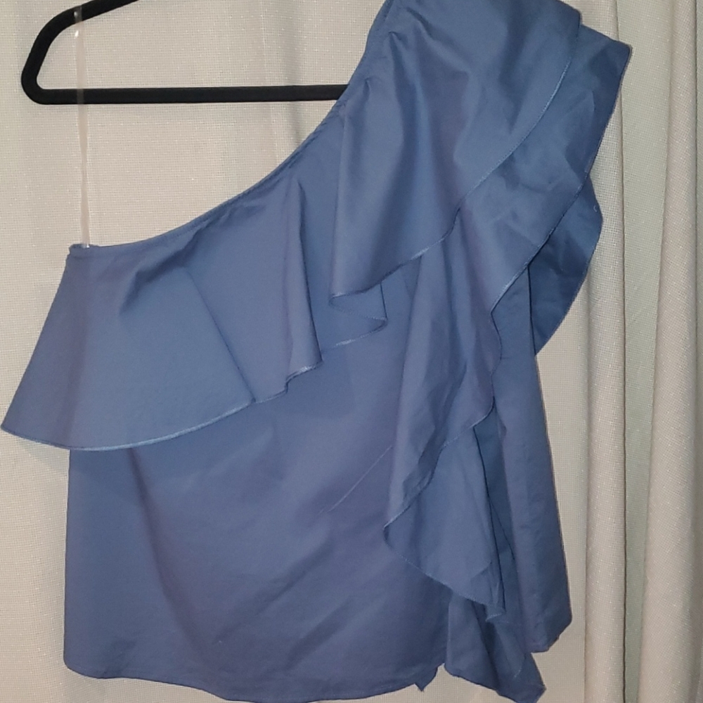 One Shoulder Ruffle - Picture 3 of 3